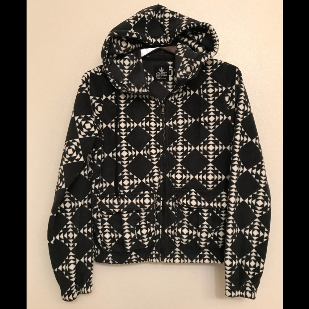 Volcom Fleece Zip Up Hoodie NWOT